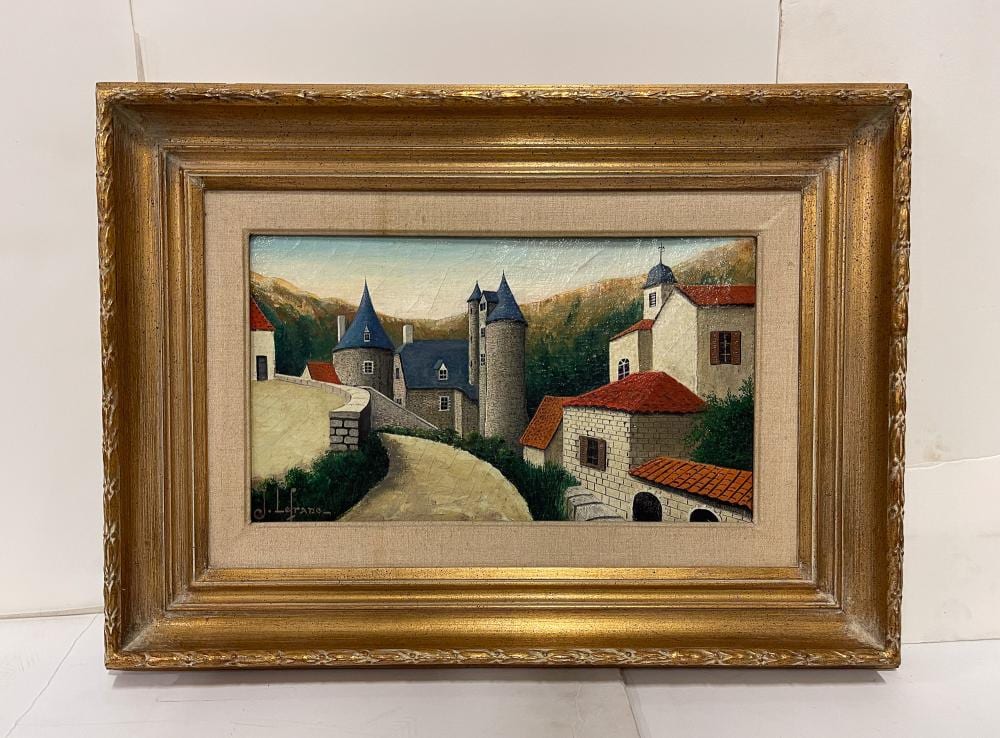 Jules Lefranc comparable auction result: jules lefranc french 1887 1972 veiux manoir pres d autoire oil on board