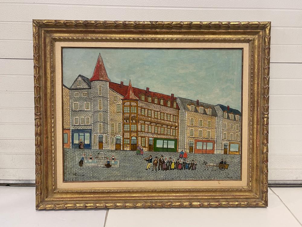 Louis Vivin comparable auction result: louis vivin french 1861 1936 la noce bretonne oil on canvas