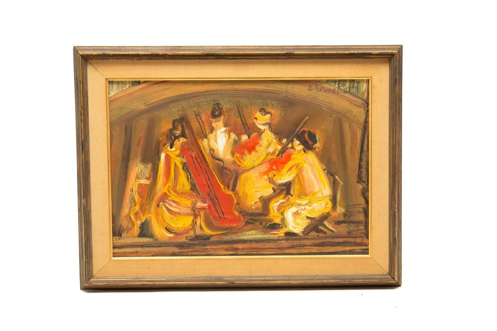 Etienne Ret comparable auction result: etienne ret american 1900 1996 the quator oil on canvas