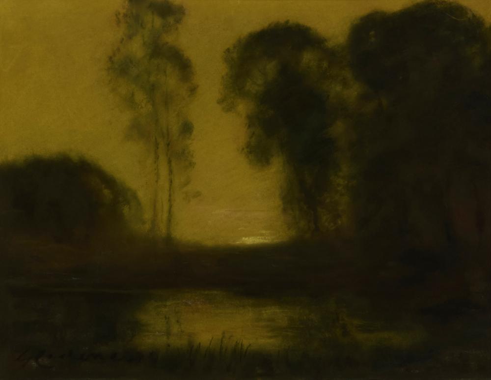 Giuseppe Cadenasso comparable auction result: giuseppe cadenasso 1858 1918 sunset on the marsh