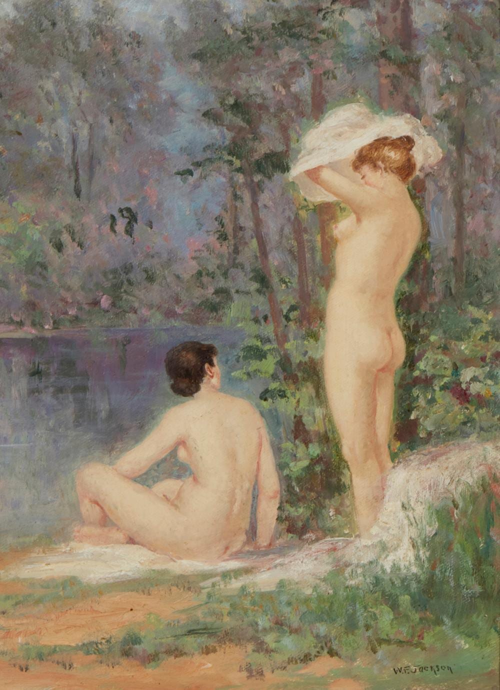 William Franklin Jackson comparable auction result: william franklin jackson 1850 1936 the bathers