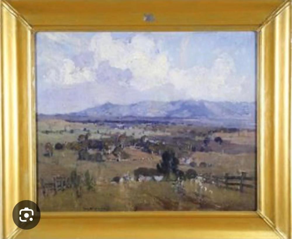 W. D. Knox comparable auction result: william dunn knox 1880 1945 landscape with cottage
