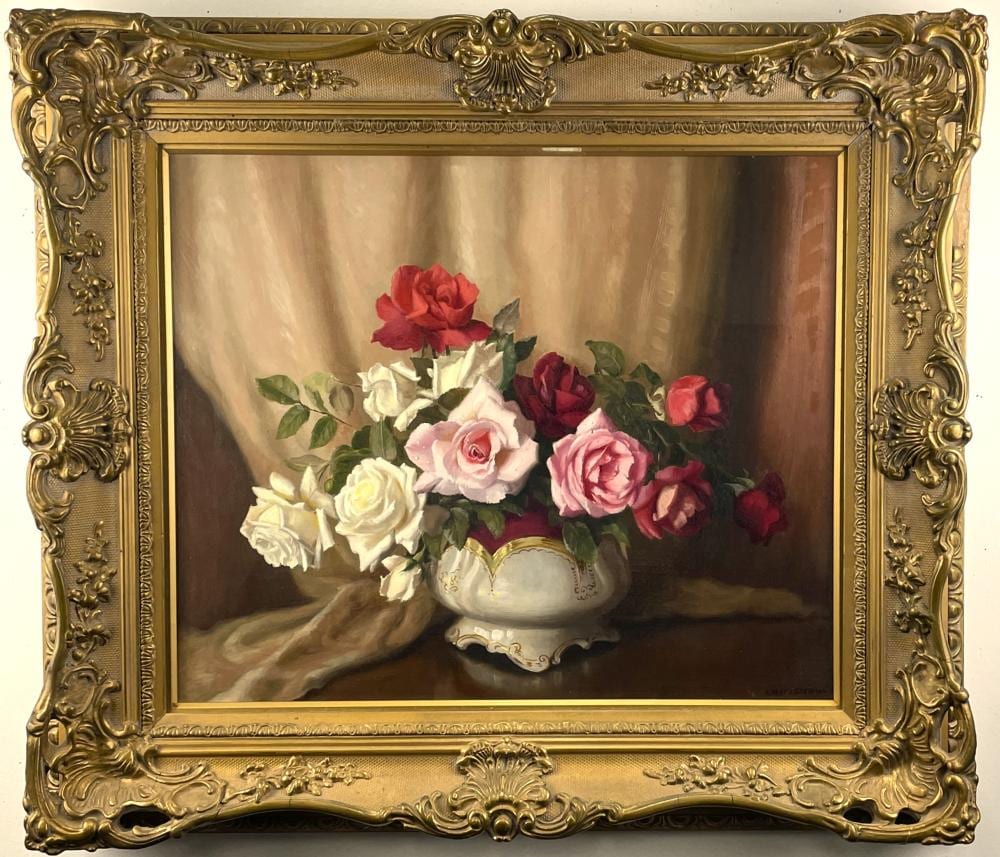 Albert Sherman comparable auction result: albert sherman still life