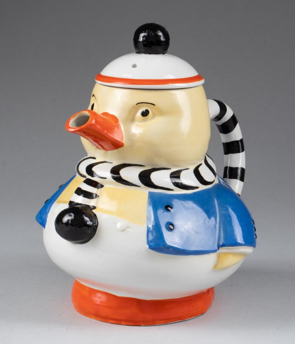 shelley duck teapot by mabel lucie attwell · Fairhill Auction LLC · 2025-07-24 Mabel Lucie Attwell comparable auction result: shelley duck teapot by mabel lucie attwell