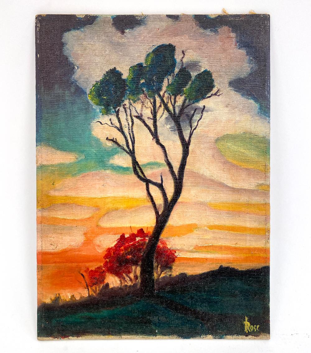 Iver Rose comparable auction result: iver rose 1899 1972 impressionist landscape