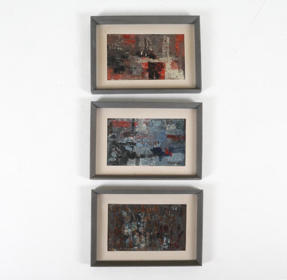 A. Hansen comparable auction result: a hansen danish abstract a p paintings