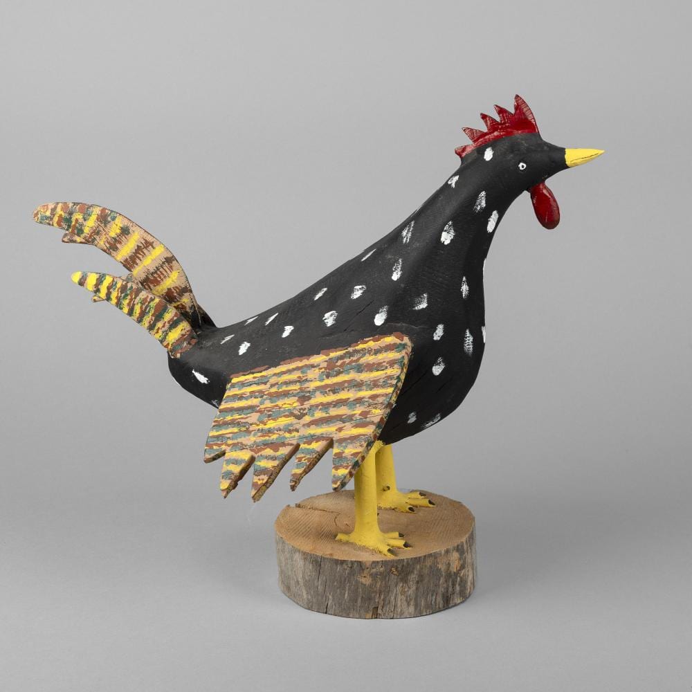 david alvarez folk art rooster 1981 · Santa Fe Art Auction · 2025-07-23 David Alvarez comparable auction result: david alvarez folk art rooster 1981