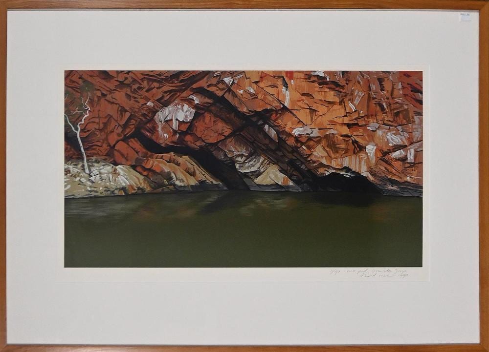 David Rose comparable auction result: david rose rock pool ormiston gorge 1990