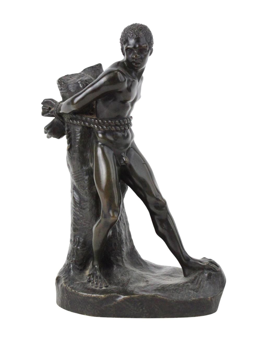 Louis-Léopold Chambard comparable auction result: louis l opold chambard 1811 1895 enslaved man bronze
