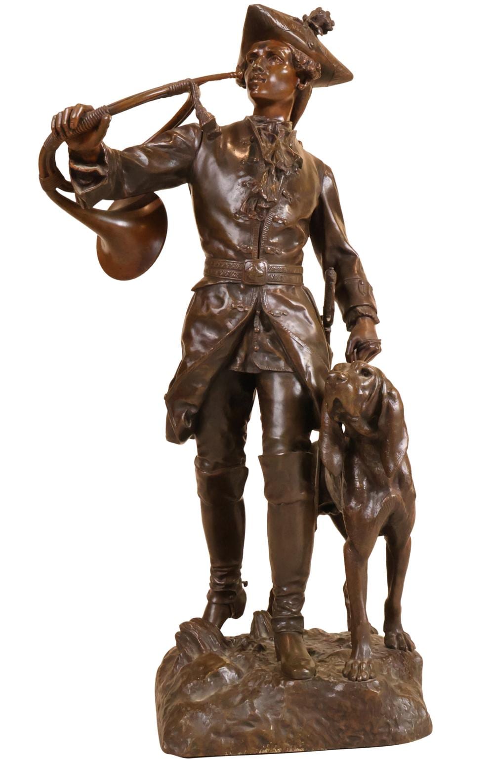 Hippolyte François Moreau comparable auction result: hippolyte fran ois moreau french 1832 1927 piqueur au relais bronze