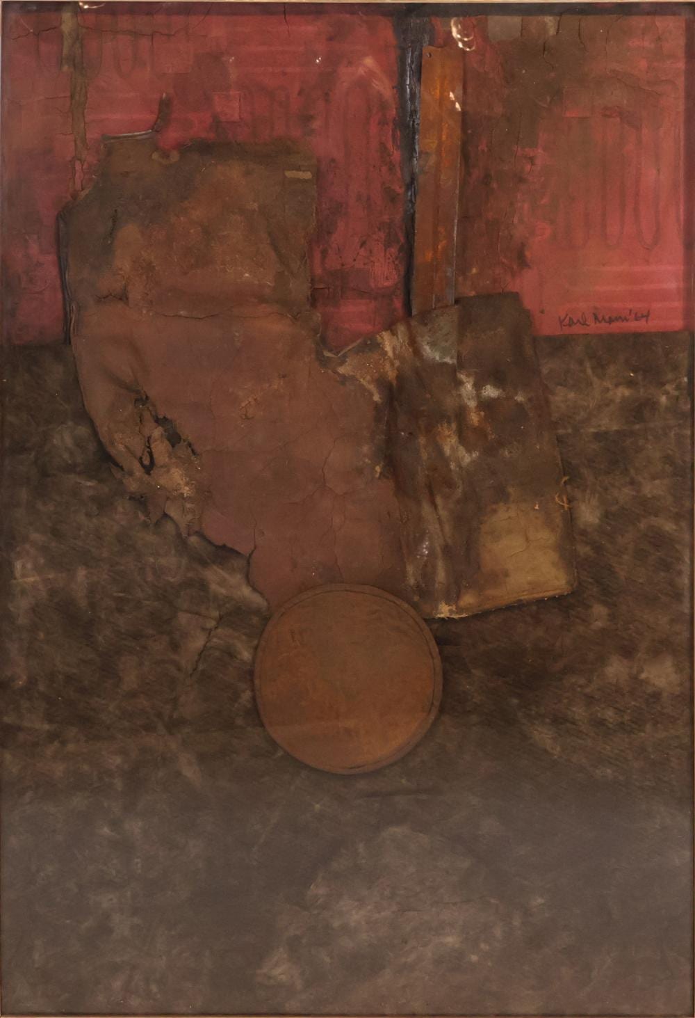 karl mann 1930 surrealist assemblage mixed media · Nye & Company · 2025-07-31 Karl Mann comparable auction result: karl mann 1930 surrealist assemblage mixed media