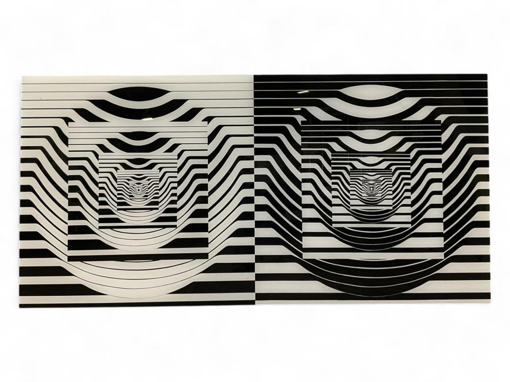 Leo Maranz comparable auction result: leo maranz signed numbered serigraph on acrylic