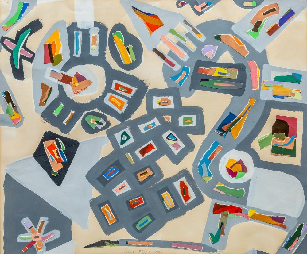 robert klippel australia 1920 2001 collage 1993 watercolour acrylic and collage on paper paper size 57 5 x 68 5 cm 22 6 x 26 9 in frame 81 x 91 5 cm 31 8 x 36 0 in · Artvisory · 2025-07-29 Robert Klippel comparable auction result: robert klippel australia 1920 2001 collage 1993 watercolour acrylic and collage on paper paper size 57 5 x 68 5 cm 22 6 x 26 9 in frame 81 x 91 5 cm 31 8 x 36 0 in