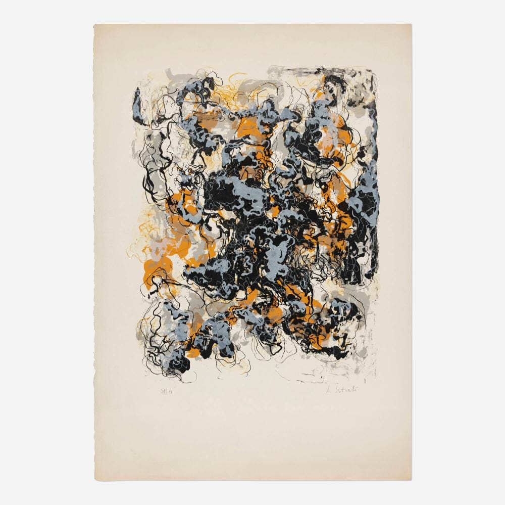 Alexandre Istrati comparable auction result: alexandre istrati untitled