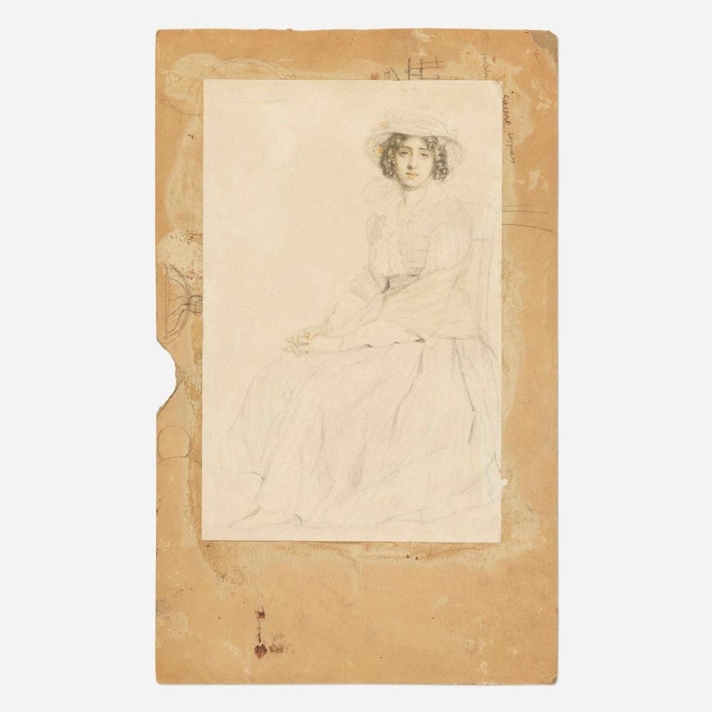 gustave david etude de jeune femme · Wright · 2025-07-29 Gustave David comparable auction result: gustave david etude de jeune femme