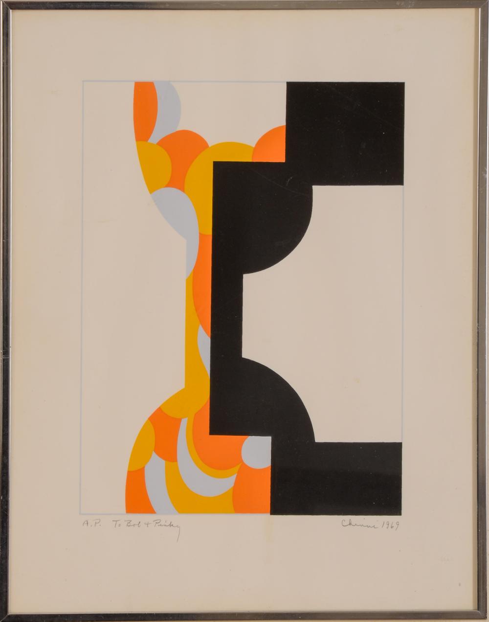 Peter Anthony Chinni comparable auction result: peter anthony chinni 1928 2019 signed serigraph