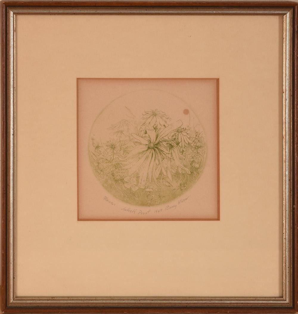 barry moser born 1940 flowers · Casco Bay Auctions · 2025-07-19 Barry Moser comparable auction result: barry moser born 1940 flowers