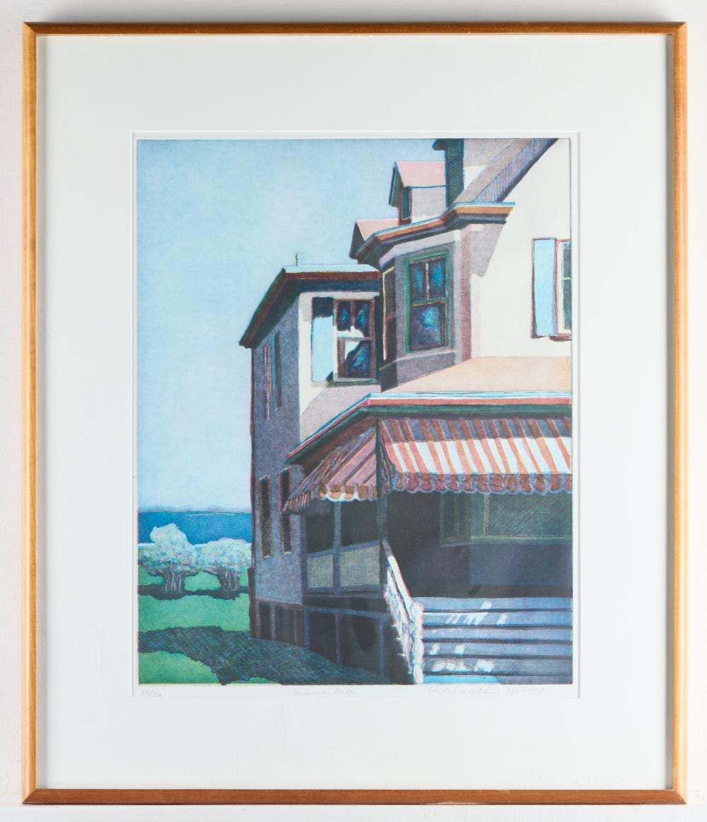 Carole Sue Lebbin comparable auction result: carole sue lebbin summer porch print s n