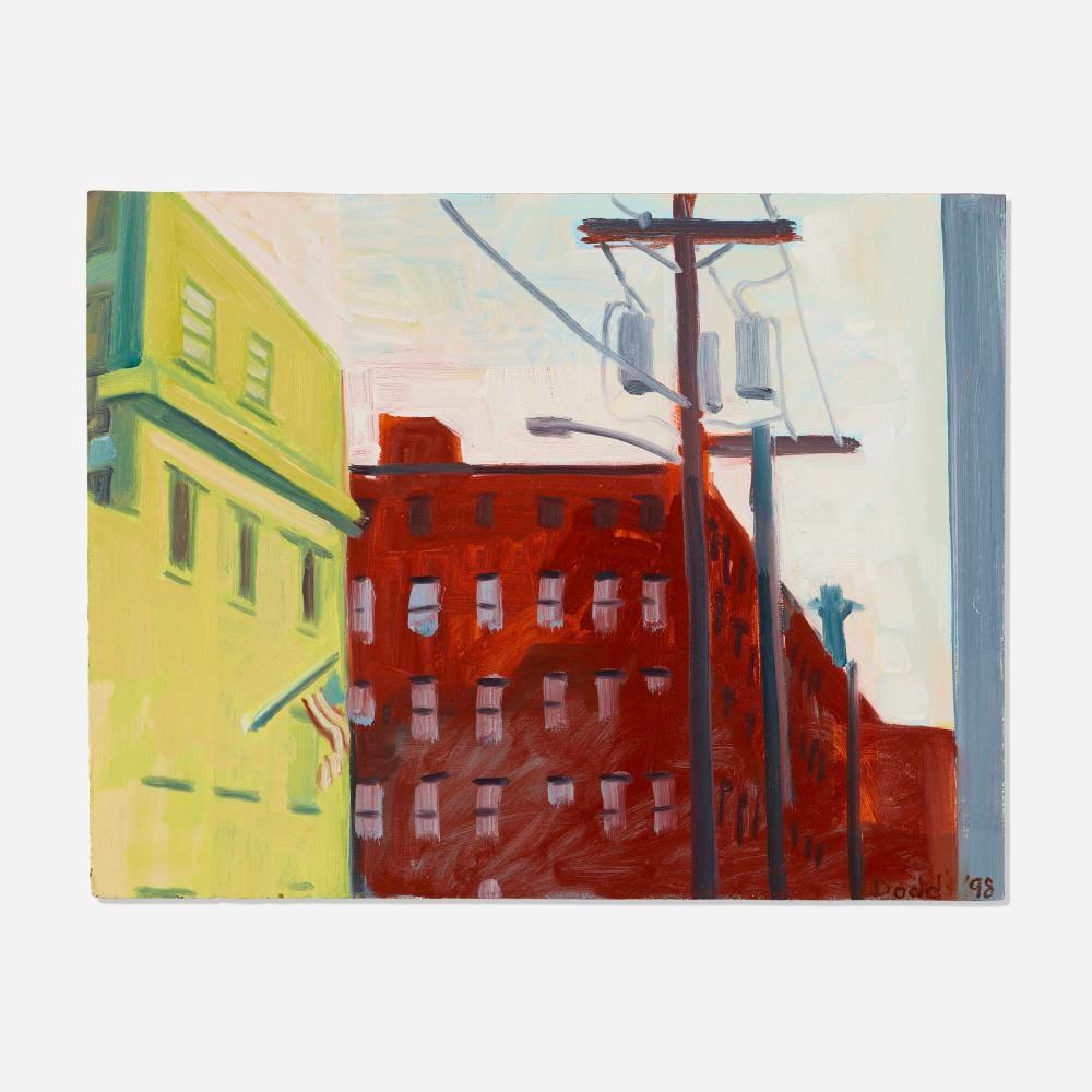 Lois Dodd comparable auction result: lois dodd jersey city lofts