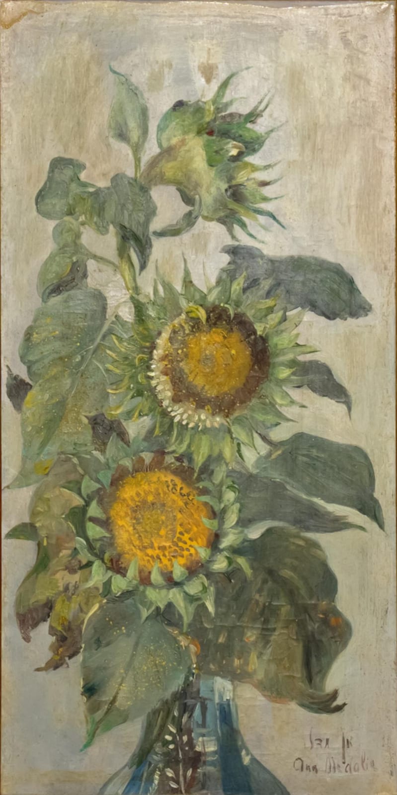 Ann Medley comparable auction result: ann medley 1893 1989 sunflowers oil on canvas
