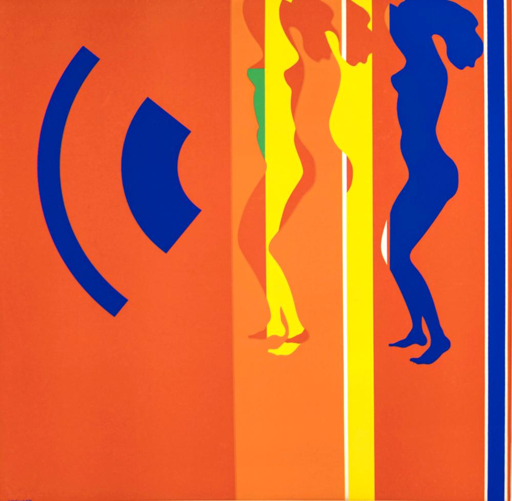 Dan Reisinger comparable auction result: dan reisinger 1934 2019 dancers silkscreen