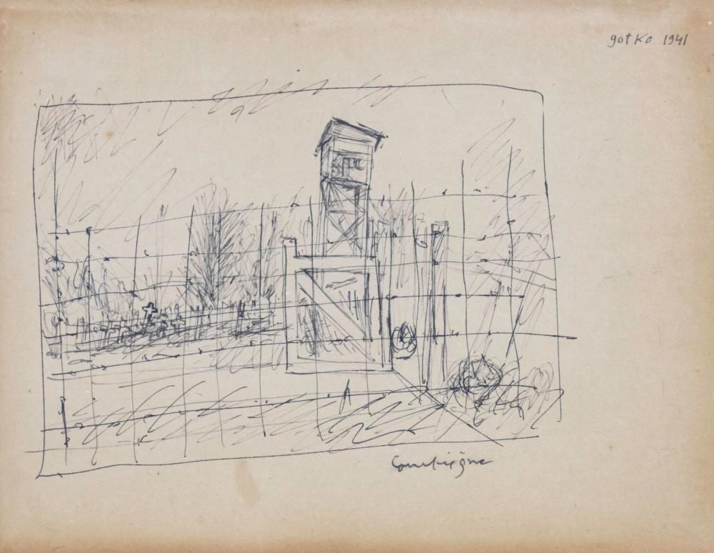 jacques gotko belarusian french 1899 1944 compiegne concentration camp ink on paper 1941 · Pasarel · 2025-07-31 Jacques Gotko comparable auction result: jacques gotko belarusian french 1899 1944 compiegne concentration camp ink on paper 1941