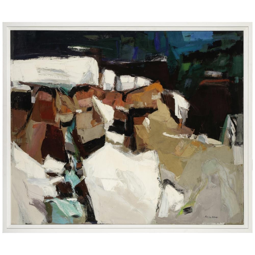Alexander Nepote comparable auction result: alexander nepote 1913 1986 snow ridge cascadecirca 1960 oil and tempera on canvas signed alexander nepote lower right56 1 4 x 70in 142 7 x 177 5cm