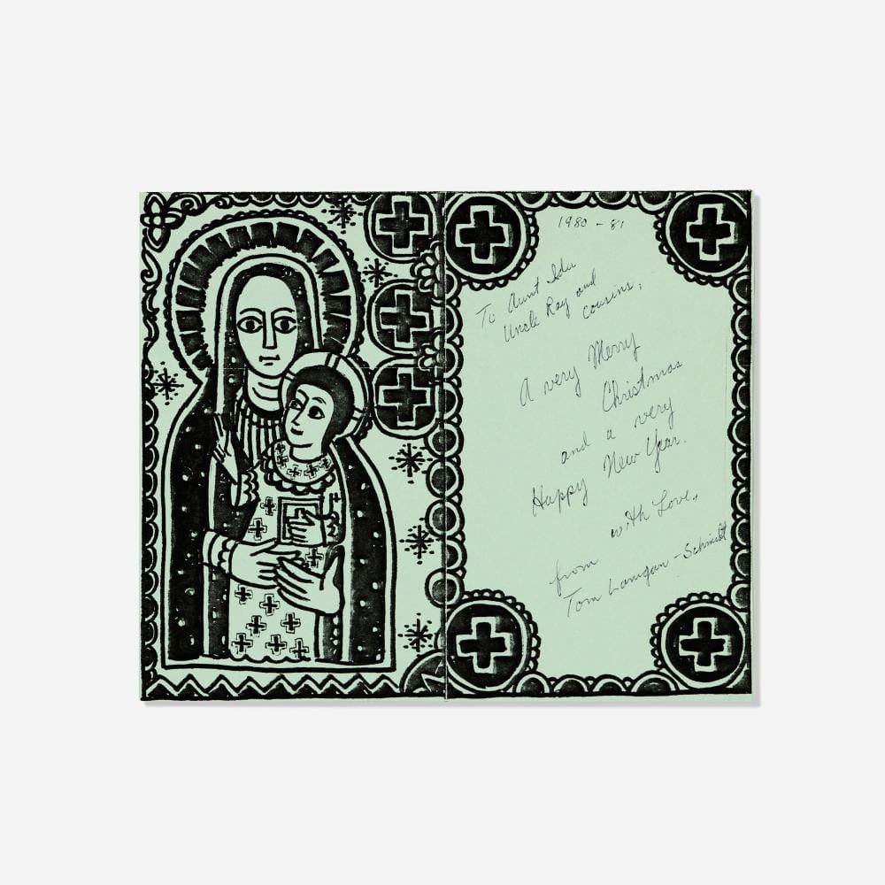 Thomas Lanigan-Schmidt comparable auction result: thomas lanigan schmidt collection of five virgin mary works