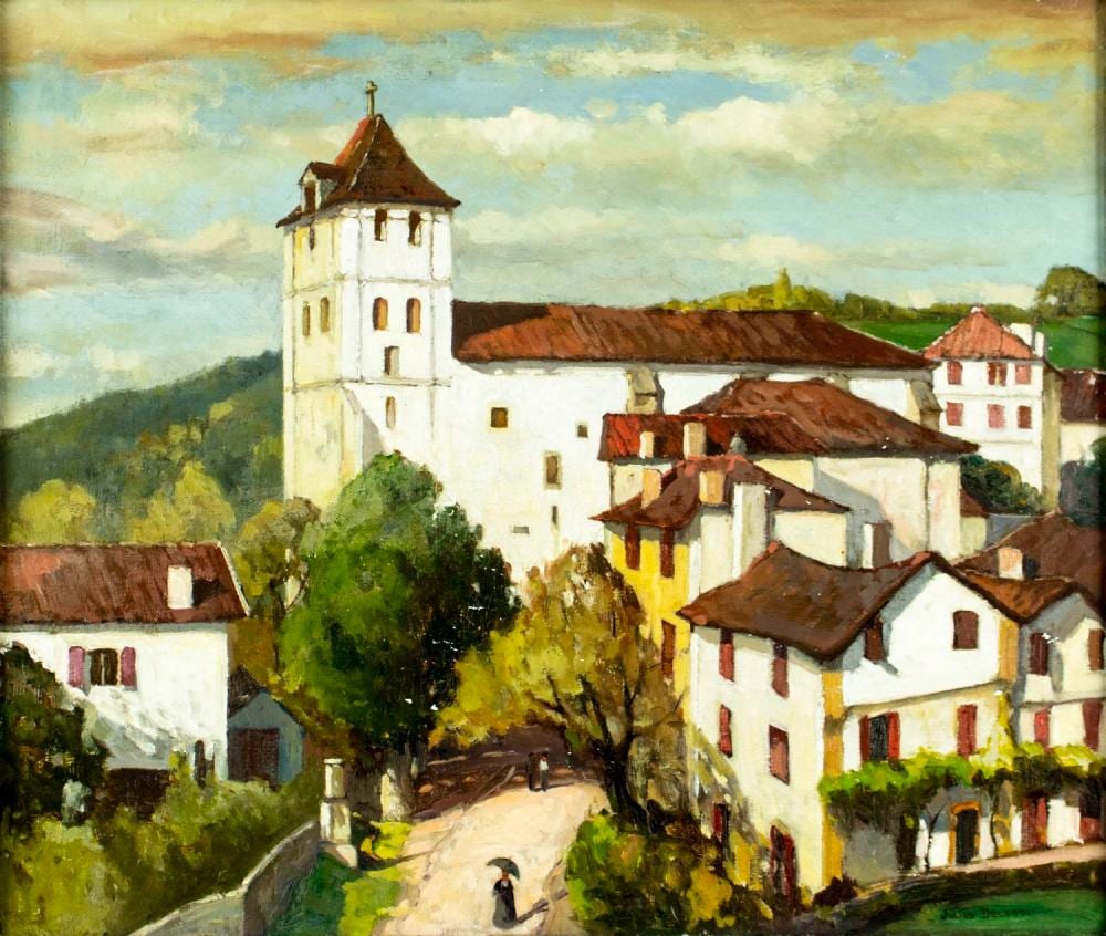 Julius M. Delbos comparable auction result: julius delbos ny nj 1879 1970 oil painting