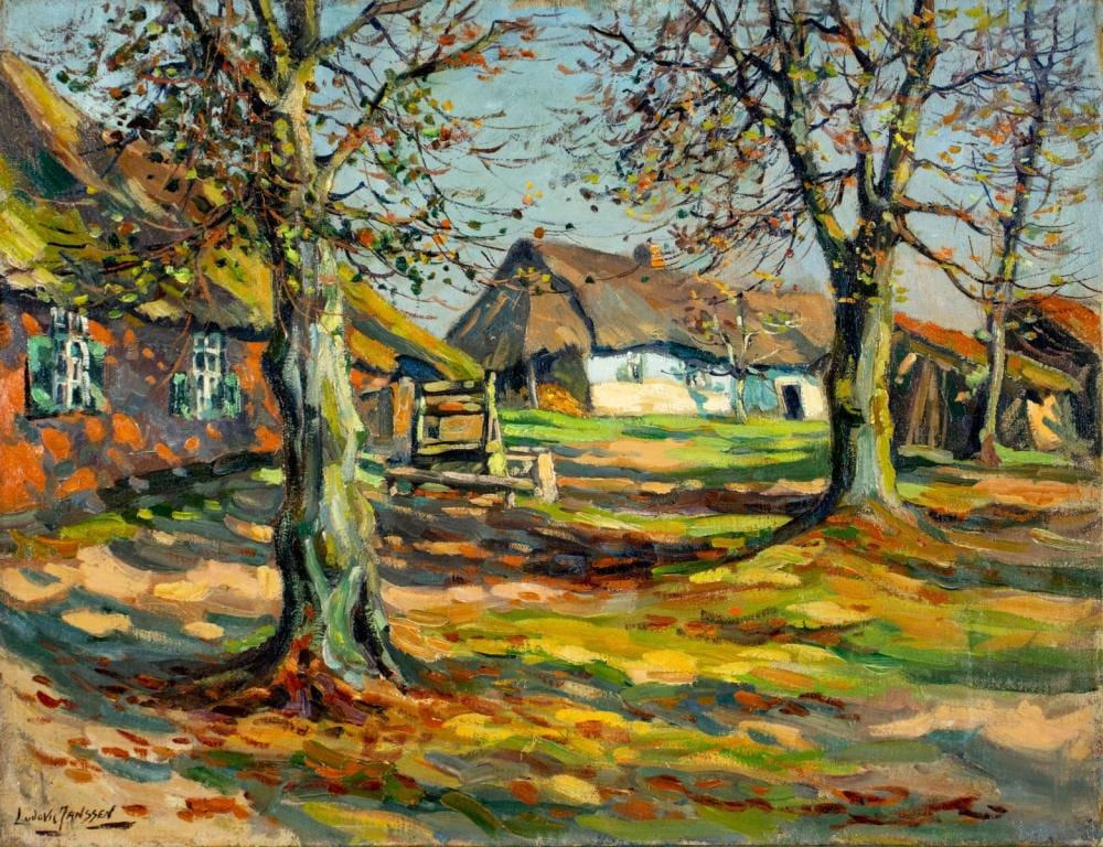 Ludovic Janssen comparable auction result: ludovic janssen belgium 1888 1954 oil painting antique