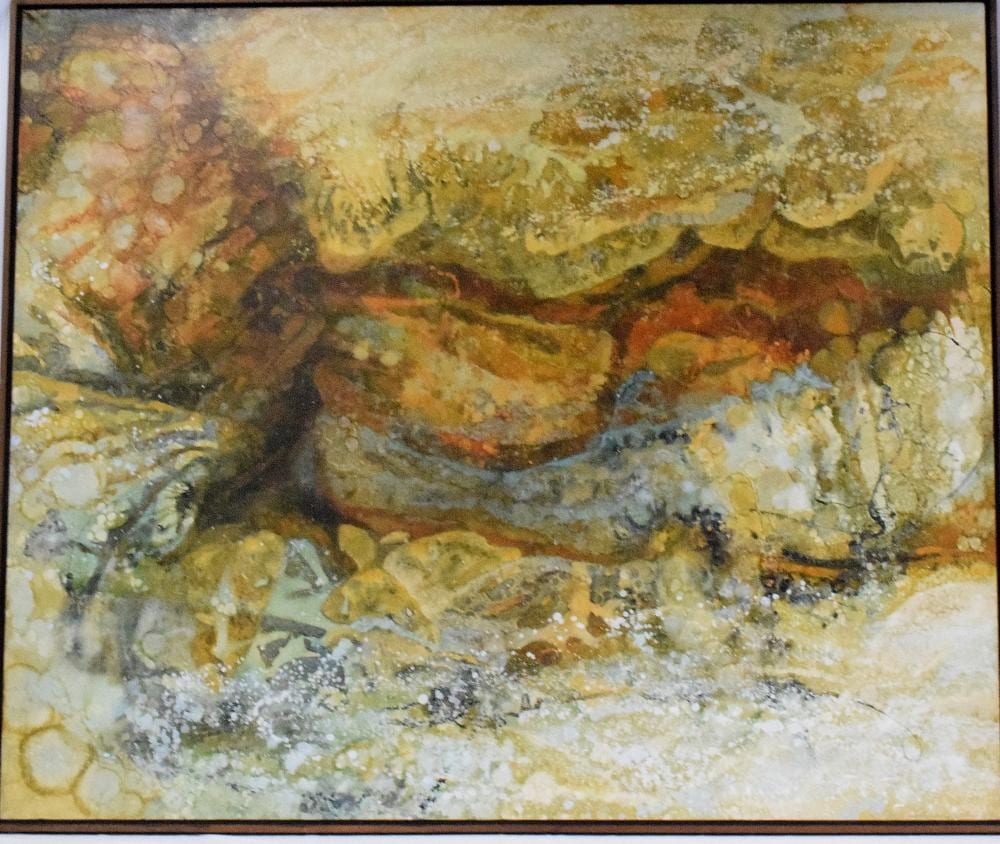 Kathleen Adkison comparable auction result: kathleen gemberling adkison golden reef painting