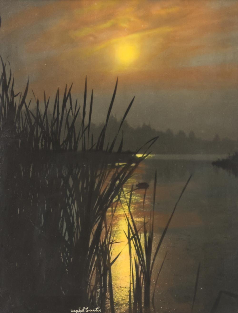 Asahel Curtis comparable auction result: asahel curtis lake moonlight tinted photograph
