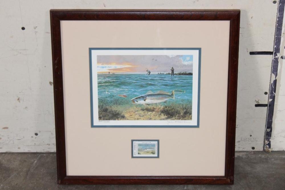 renowned artist john p cowan 1989 limited ed texas saltwater print and stamp signed and numbered · Western Sportsman · 2025-07-25 John P. Cowan comparable auction result: renowned artist john p cowan 1989 limited ed texas saltwater print and stamp signed and numbered