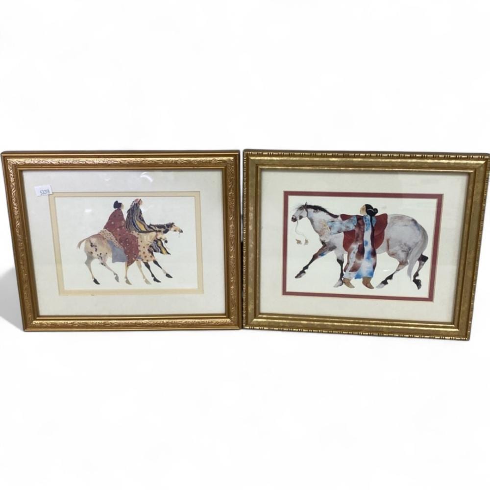 Carol Grigg comparable auction result: pair of framed carol grigg prints