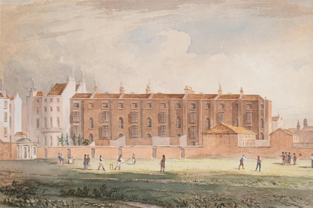 Samuel Hieronymus Grimm comparable auction result: samuel hieronymus grimm swiss 1733 1794 a cricket match in devonshire street