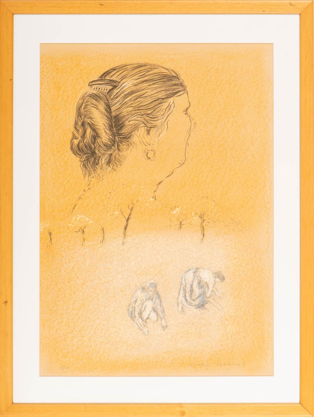 Graça Morais comparable auction result: gra a morais n 1948 couleurs de la terre litografia s papel