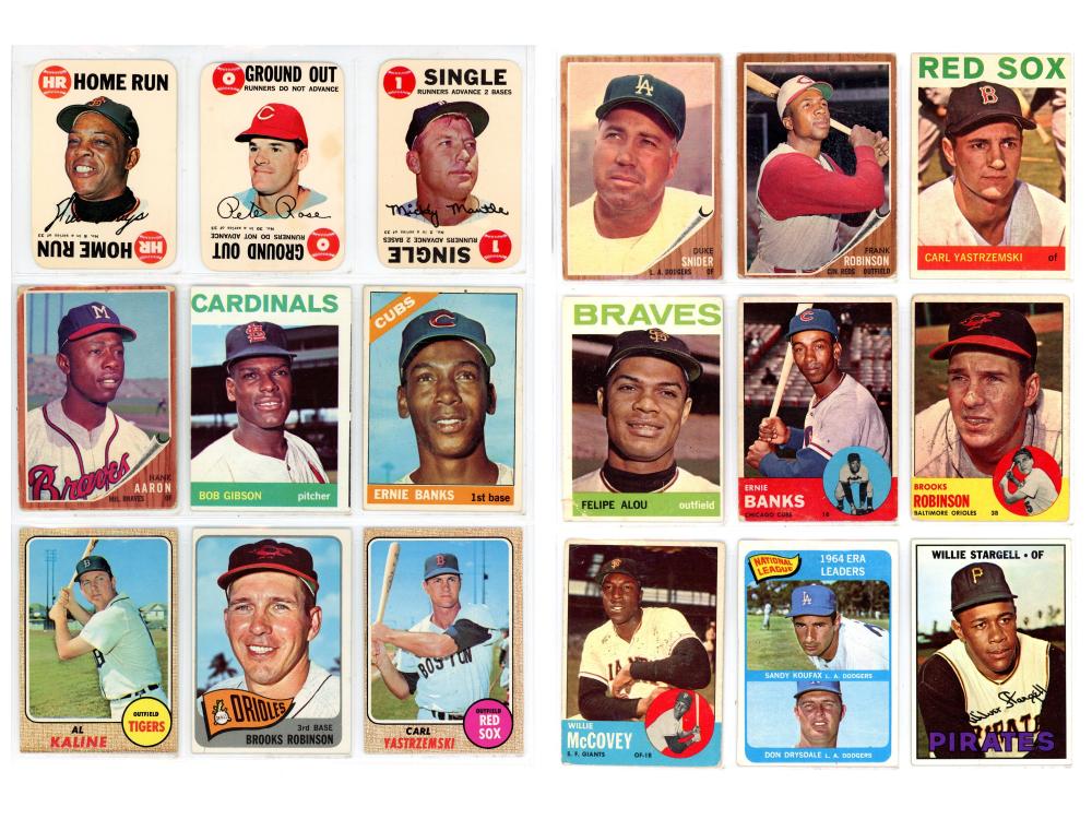 1960s Baseball Card Collection sold by Weiss Auctions, lot 461 — auction record photograph