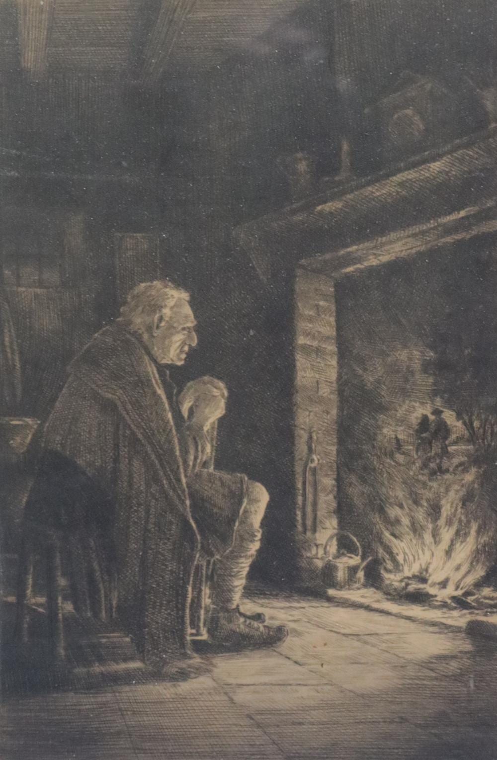 Ernest Edwin Abbott comparable auction result: ernest edwin abbott etching titled long syme signed in pencil lower right measures 17 5cm x 26cm
