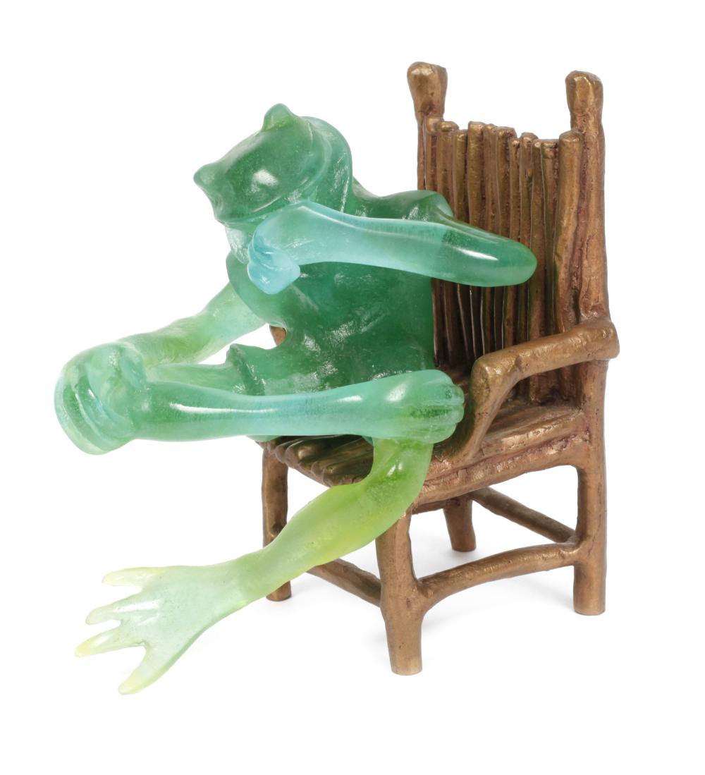 Gilles de Kerversau comparable auction result: gilles de kerversau grenouille philosophe