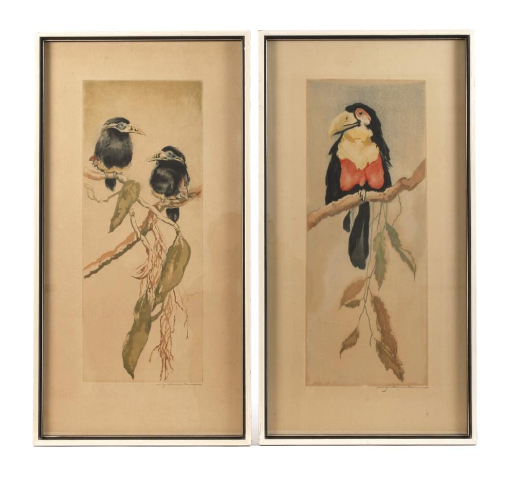 fritz neumann zwei vogeldarstellungen · Auktionshaus Mehlis GmbH · 2025-08-30 Fritz (1881) Neumann comparable auction result: fritz neumann zwei vogeldarstellungen