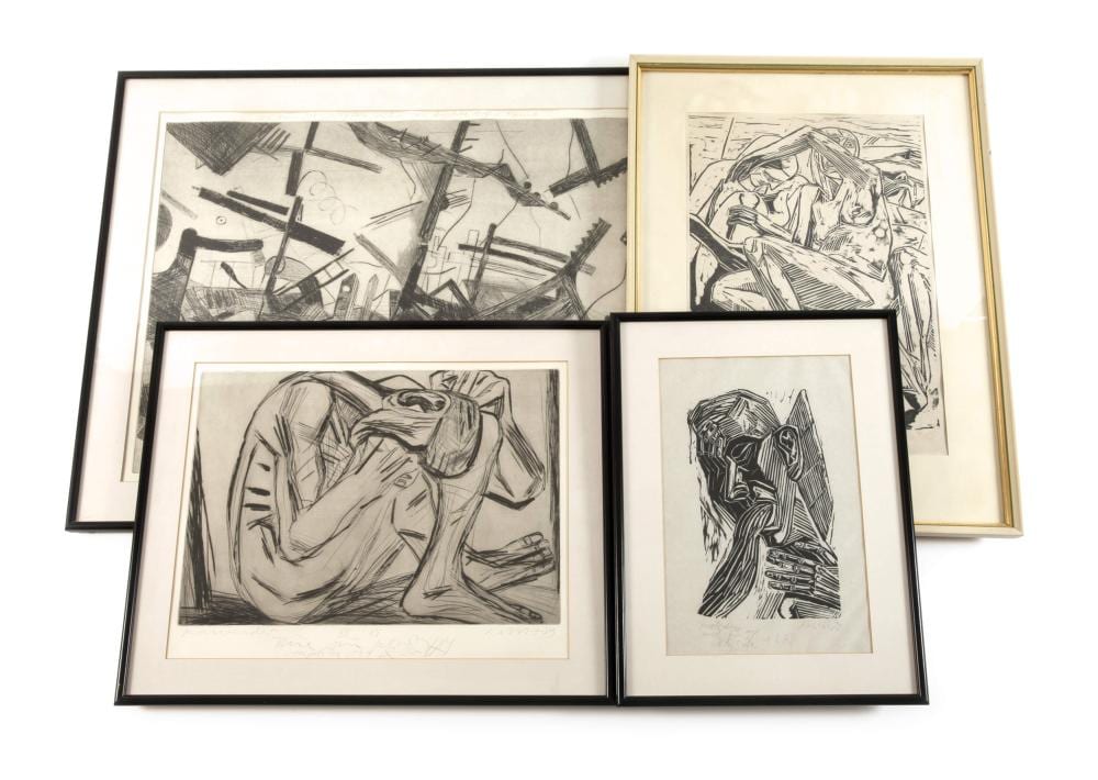 Rolf Kuhrt comparable auction result: rolf kuhrt graphikkonvolut