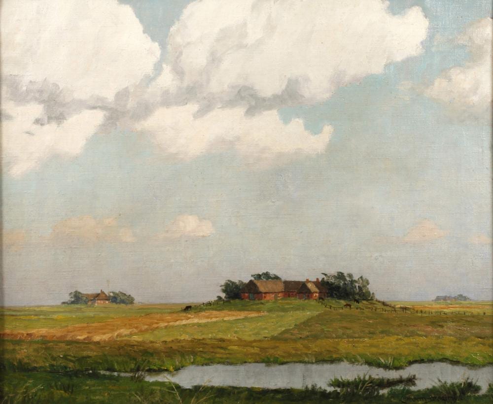 Paul Lehmann-Brauns comparable auction result: paul lehmann brauns piel auf einer hallig