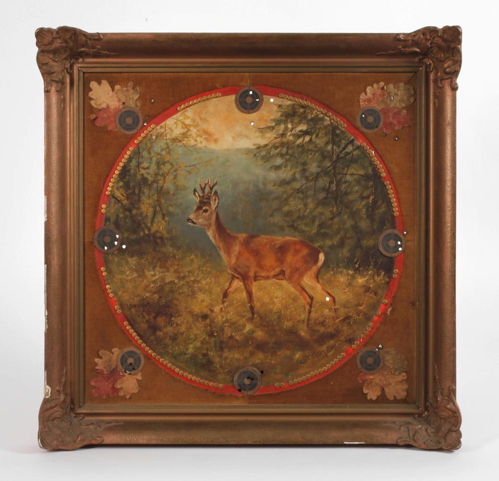 George Majewicz comparable auction result: george majewicz schie scheibe mit rehbock