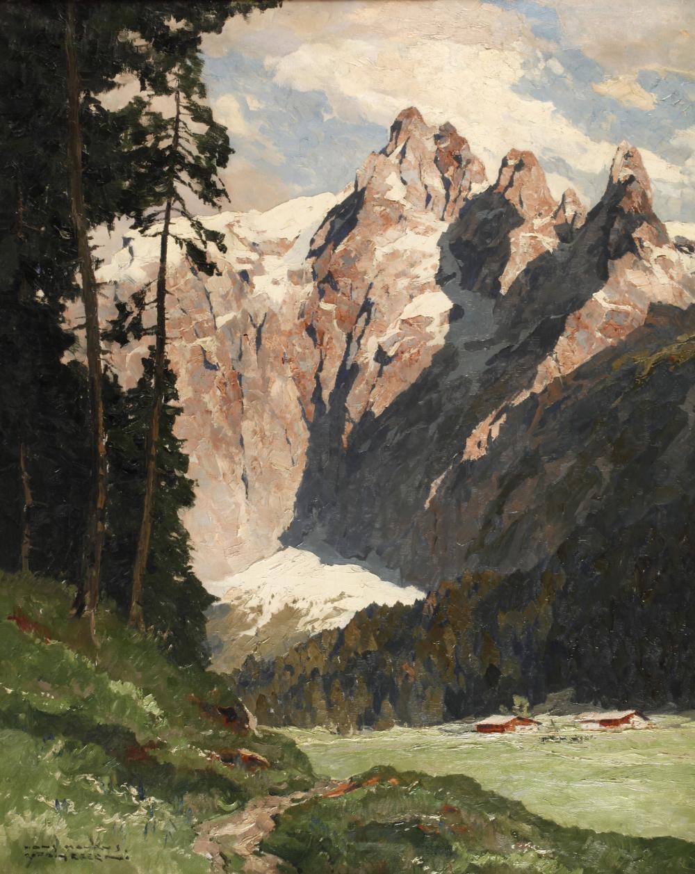 Hanns Maurus comparable auction result: hans maurus scharitzkehl berchtesgaden