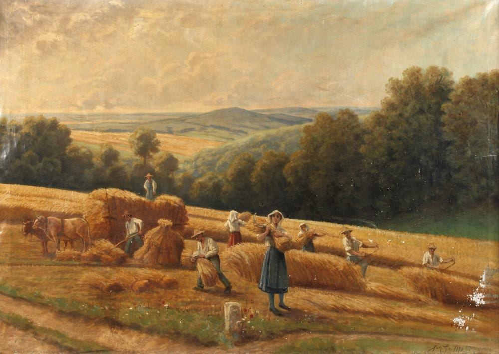 Georg Mohr comparable auction result: georg mohr getreideernte