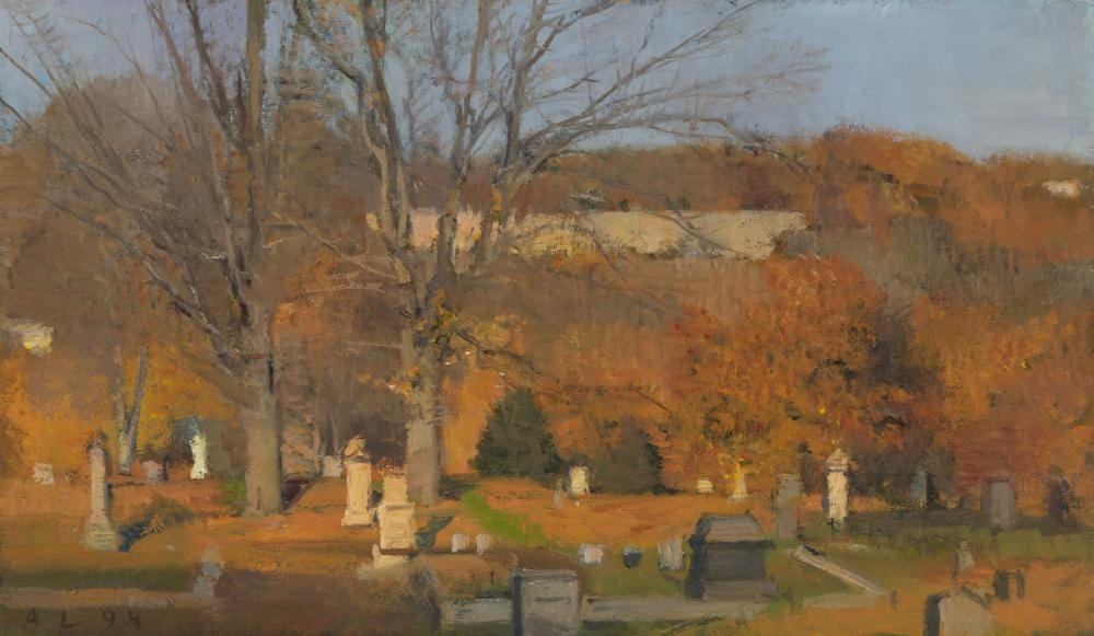 Ann Lofquist comparable auction result: ann lofquist am b 1964 orange october ii 1993 94 oil on panel framed