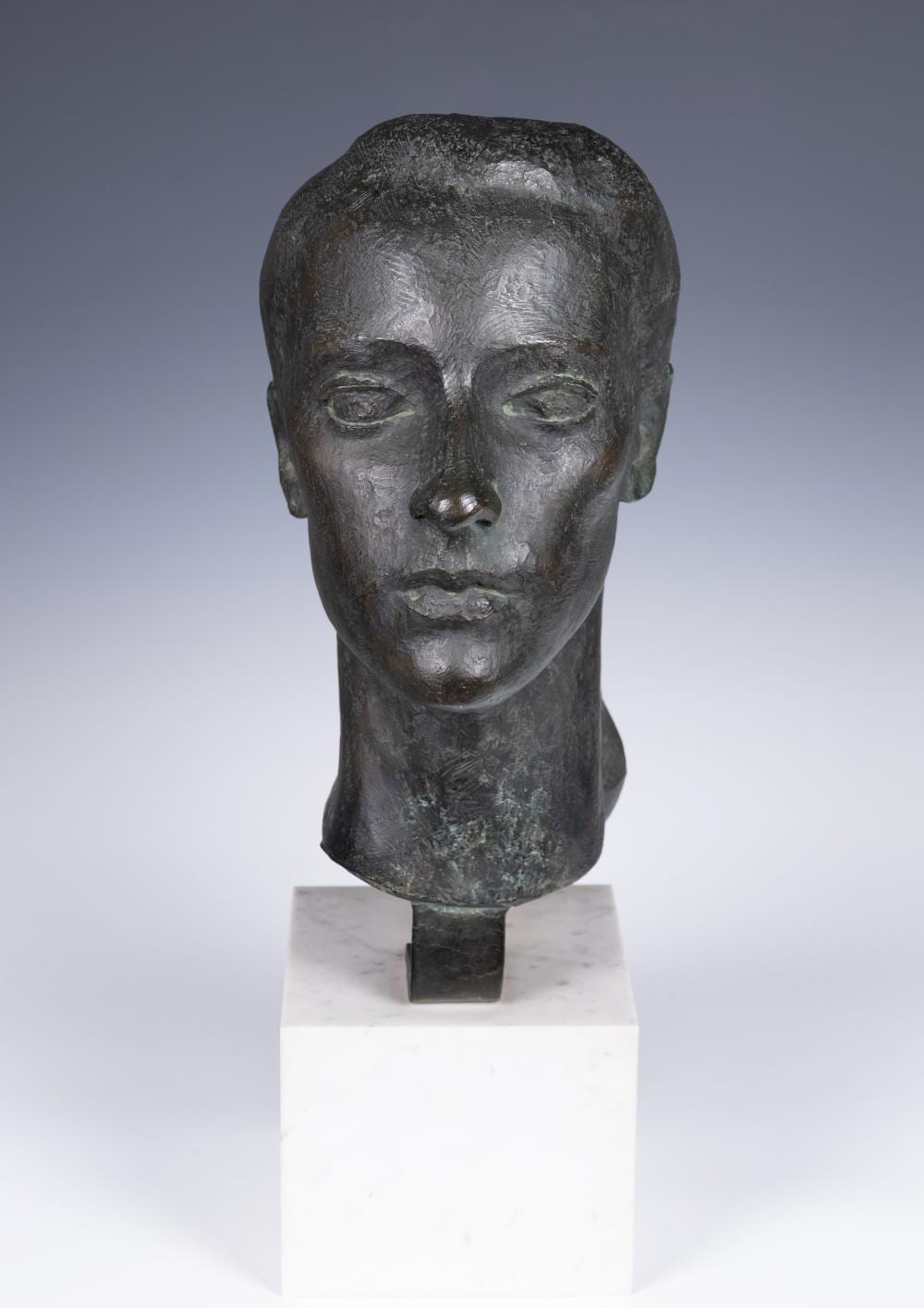Mary Callery comparable auction result: mary callery am 1903 1977 portrait of pamela 1945 bronze
