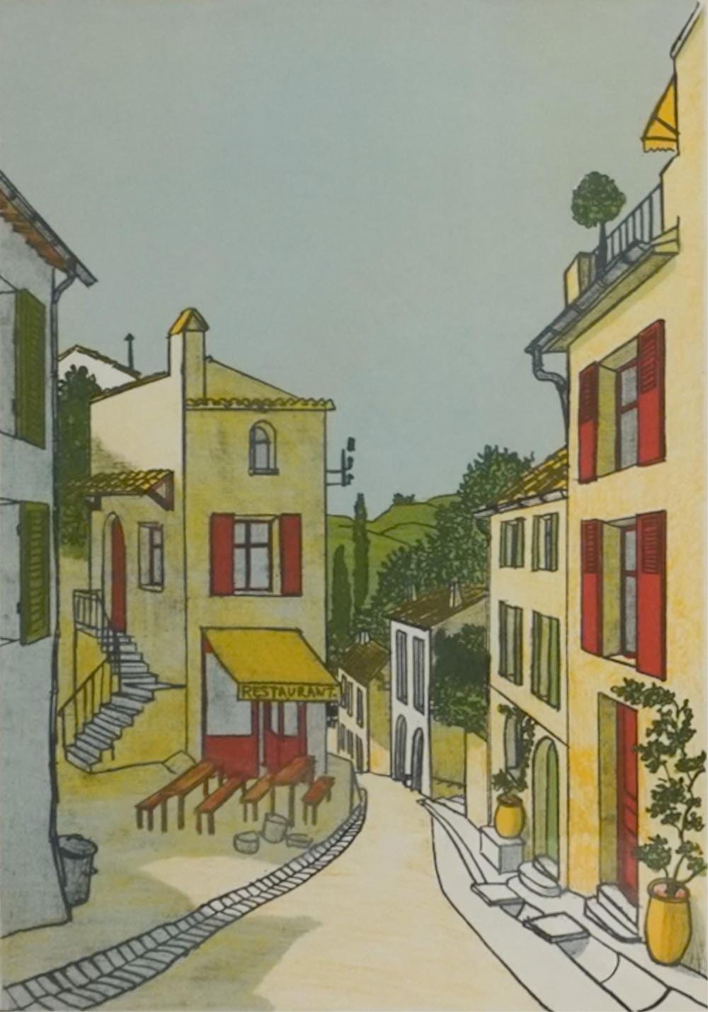 Dennis Paul Noyer comparable auction result: dennis paul noyer french born 1940 european city scene color lithograph frame 25 1 4 x 19 1 4 in 64 1 x 48 9 cm