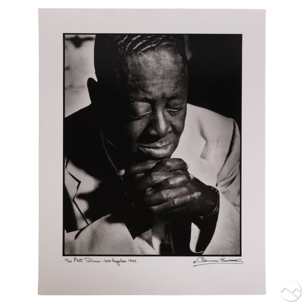 Herman Leonard 1923-2010 Art Tatum 1955 LE SIGNED sold by Hill Auction Gallery, lot 170 — auction record photograph