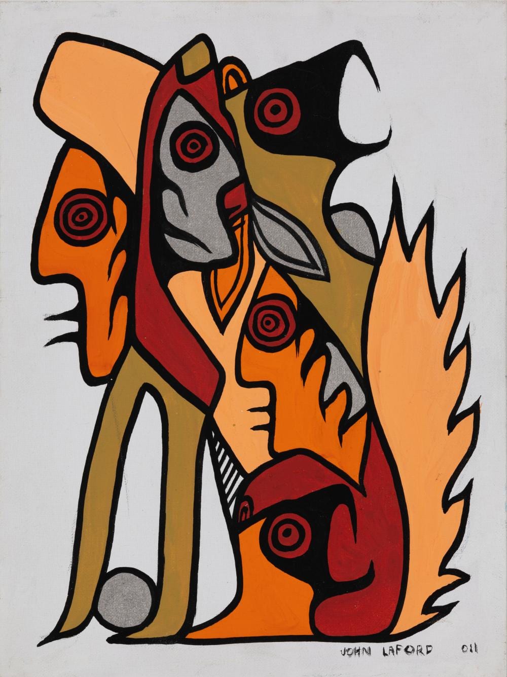 john eric laford canadian born 1954 coyote dream 2011 · Gibson's · 2025-08-12 John Eric Laford comparable auction result: john eric laford canadian born 1954 coyote dream 2011